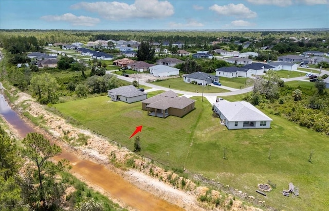 437 Mercedes Ct, Lehigh Acres, FL 33972 - aerial perspective of suburban area