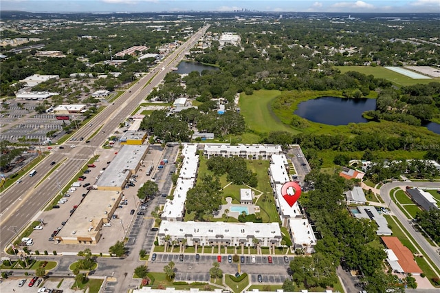 809 Russell Ln Unit 321, Brandon, FL 33510 - aerial view of property's location with a nearby body of water