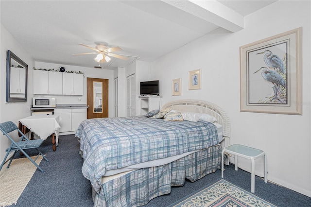 11596 SW Lemon Ave, Arcadia, FL 34269 - bedroom featuring carpet flooring and ceiling fan