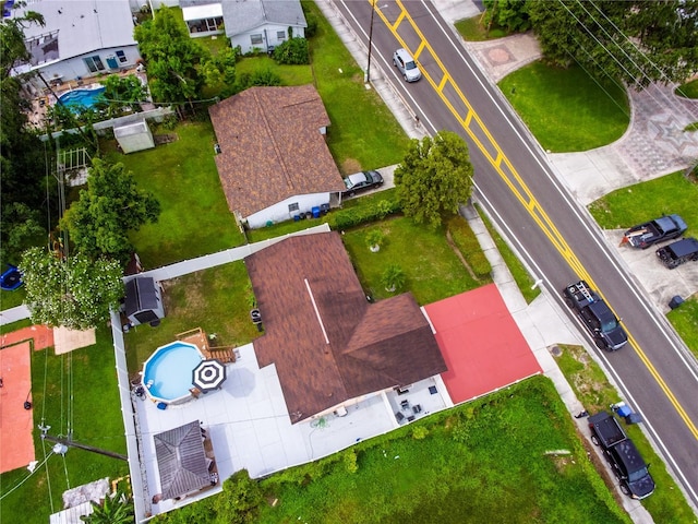 217 Bryan Rd, Brandon, FL 33511 - drone / aerial view of a pool area