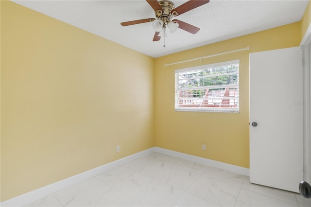 217 Bryan Rd, Brandon, FL 33511 - unfurnished room with ceiling fan and light marble finish floors