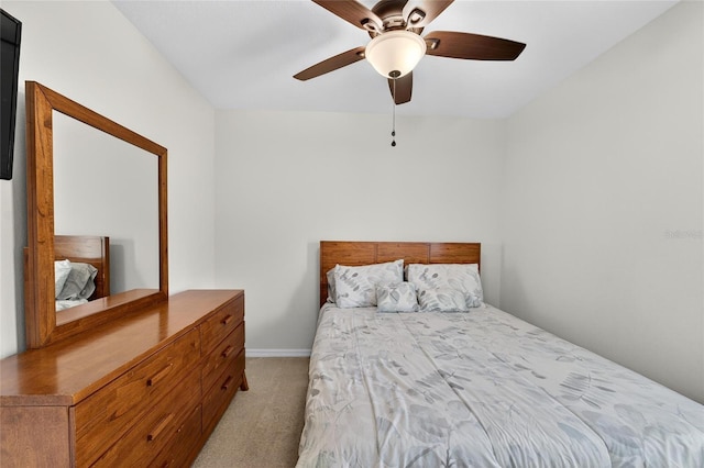 10409 Candleberry Woods Ln, Gibsonton, FL 33534 - bedroom featuring light colored carpet and ceiling fan