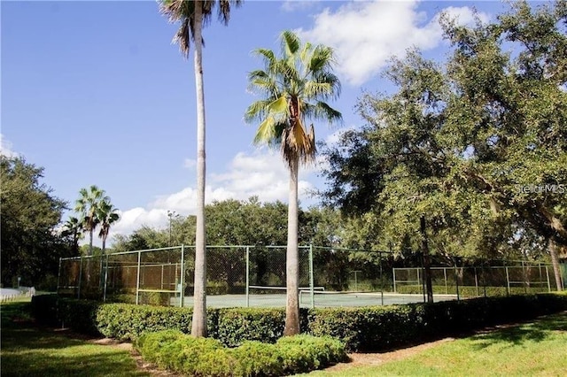 669 Lake Shore Pkwy, Davenport, FL 33896 - surrounding community with a tennis court