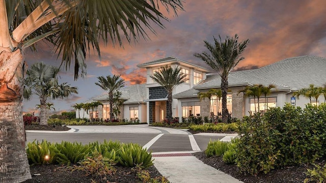 4704 Isonzo Way, Wesley Chapel, FL 33543 - view of property at dusk