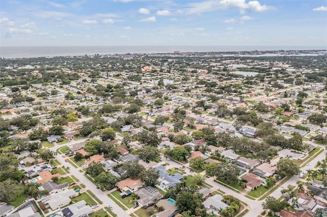 13521 Del Prado Dr S, Largo, FL 33774 - aerial view of property and surrounding area featuring a nearby body of water