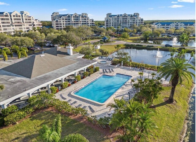 2333 Feather Sound Dr Unit B208, Clearwater, FL 33762 - community pool featuring a water view