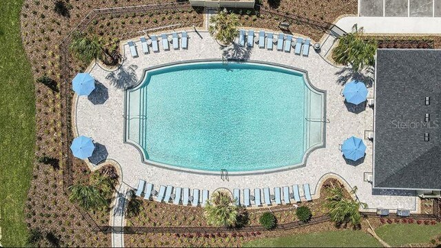 2088 Babbling Brook Blvd, Auburndale, FL 33823 - drone / aerial view of a pool area