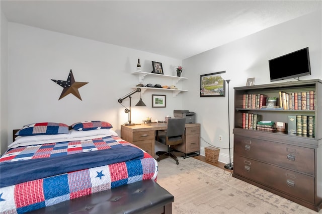 4141 Bayshore Blvd Unit 304, Tampa, FL 33611 - bedroom with light wood finished floors and an office area