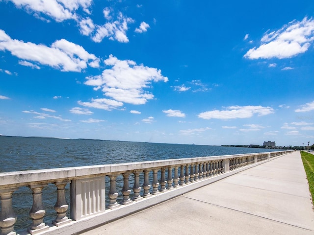 4141 Bayshore Blvd Unit 304, Tampa, FL 33611 - dock area featuring a water view