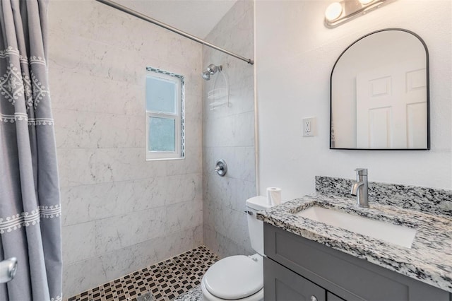 15008 Spokane Rd, Spring Hill, FL 34610 - full bathroom featuring vanity and a tile shower