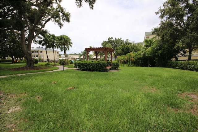 1235 S Highland Ave Unit 5-209, Clearwater, FL 33756 - view of home's community featuring a pergola