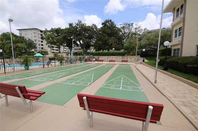 1235 S Highland Ave Unit 5-209, Clearwater, FL 33756 - view of home's community with shuffleboard and a pool