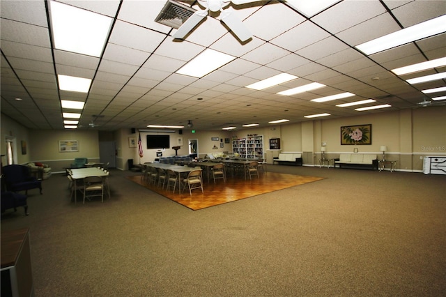 1235 S Highland Ave Unit 5-209, Clearwater, FL 33756 - miscellaneous room with a ceiling fan and carpet floors