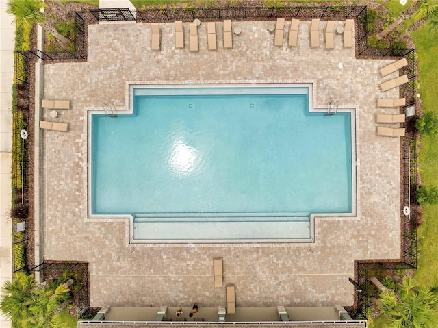 2023 Maple Ridge Dr, Zellwood, FL 32798 - bird's eye view of a pool