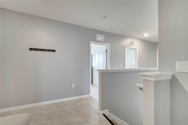 2023 Maple Ridge Dr, Zellwood, FL 32798 - corridor featuring an upstairs landing, light tile patterned flooring, and recessed lighting