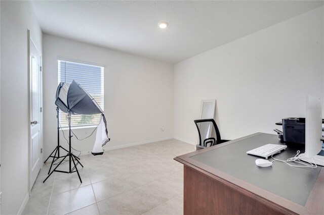 2023 Maple Ridge Dr, Zellwood, FL 32798 - office space with light tile patterned floors and recessed lighting