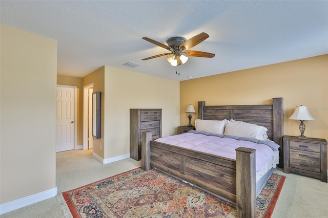 2605 Stardale Way, Lutz, FL 33558 - bedroom featuring carpet and a ceiling fan