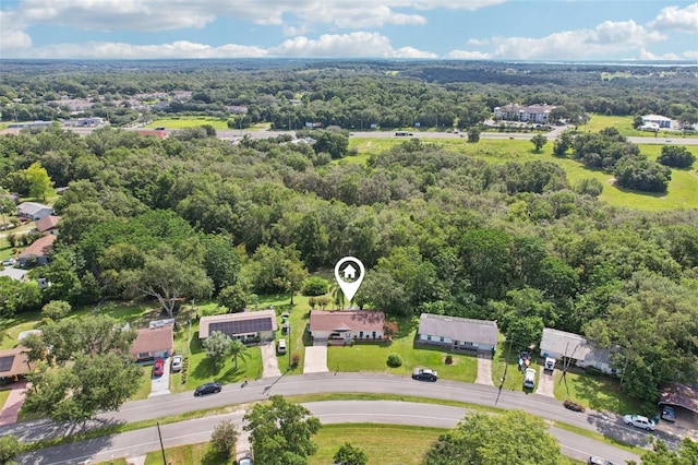 923 April Hills Blvd, Lady Lake, FL 32159 - drone / aerial view of a heavily wooded area