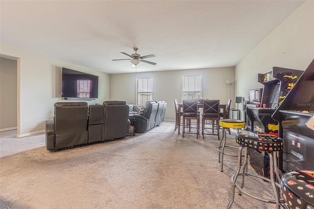 4954 Wild Senna Blvd, Tampa, FL 33619 - living area with carpet and ceiling fan