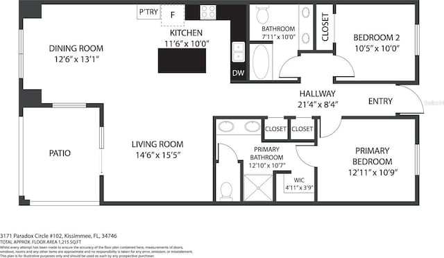 3171 Paradox Cir Unit 102, Kissimmee, FL 34746 - photo 24