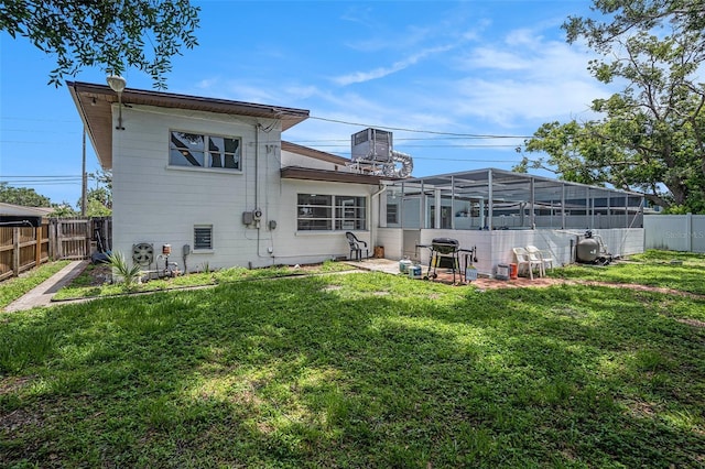 11830 86th Ave, Seminole, FL 33772 - rear view of property featuring a fenced backyard and a chimney