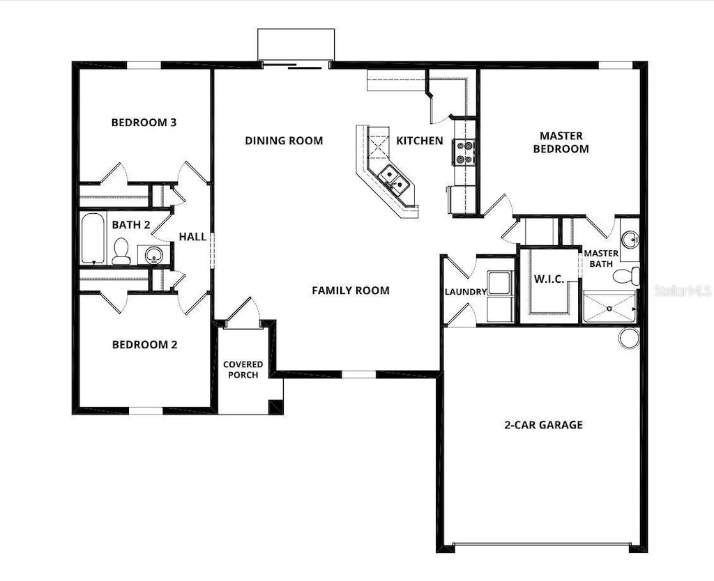 357 Bream Cir, Poinciana, FL 34759 - view of floor plan / room layout