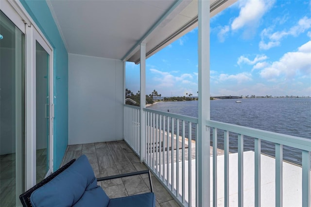 2630 St Josephs Dr W, Dunedin, FL 34698 - balcony featuring a water view