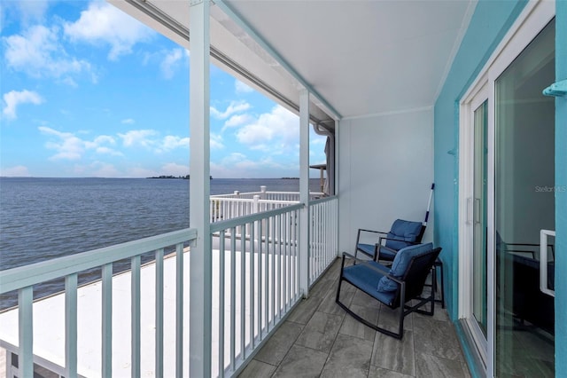 2630 St Josephs Dr W, Dunedin, FL 34698 - balcony featuring a water view