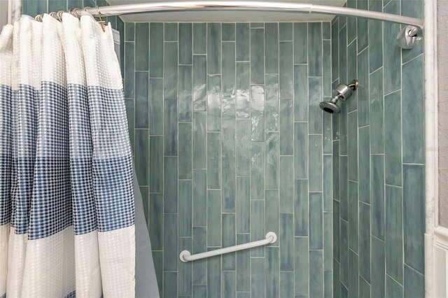 2630 St Josephs Dr W, Dunedin, FL 34698 - bathroom with tiled shower