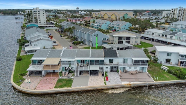 2630 St Josephs Dr W, Dunedin, FL 34698 - aerial view of residential area with a nearby body of water