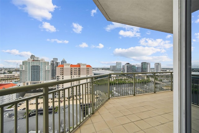 450 Knights Run Ave Unit 2004, Tampa, FL 33602 - balcony with a city view