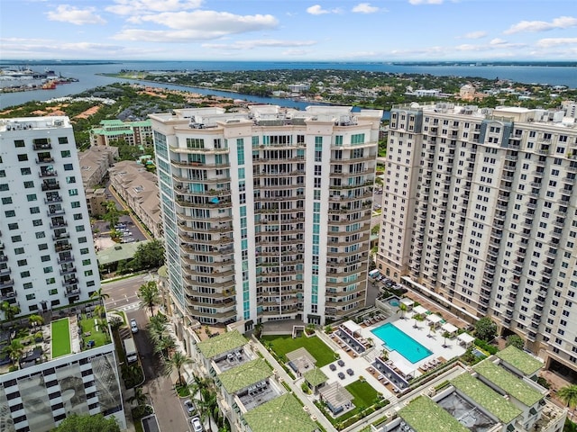 450 Knights Run Ave Unit 2004, Tampa, FL 33602 - view of urban area with a nearby body of water