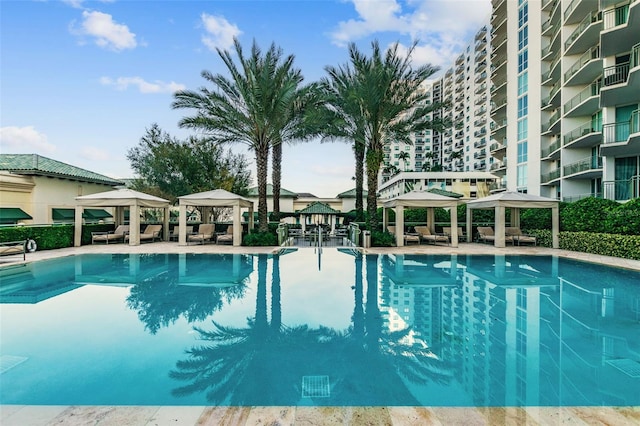 450 Knights Run Ave Unit 2004, Tampa, FL 33602 - community pool featuring a gazebo