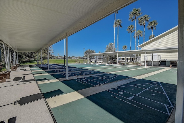 29417 Caddyshack Ln, San Antonio, FL 33576 - view of home's community featuring uncovered parking and shuffleboard