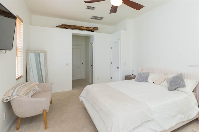 228 Taylor Bay Ln, Brandon, FL 33510 - bedroom featuring light colored carpet and a ceiling fan