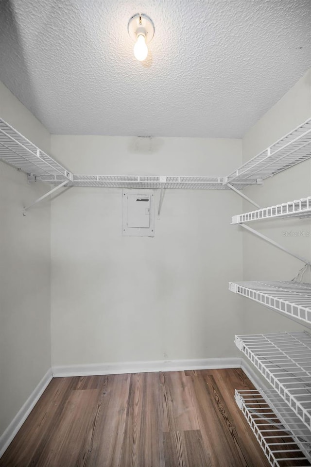 970 Virginia St Unit 109, Dunedin, FL 34698 - spacious closet featuring electric panel and wood finished floors