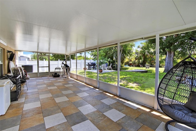 13040 Waterbourne Dr, Gibsonton, FL 33534 - view of unfurnished sunroom