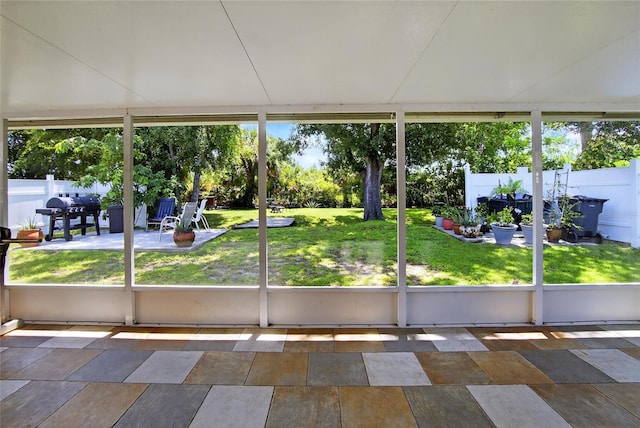 13040 Waterbourne Dr, Gibsonton, FL 33534 - view of unfurnished sunroom