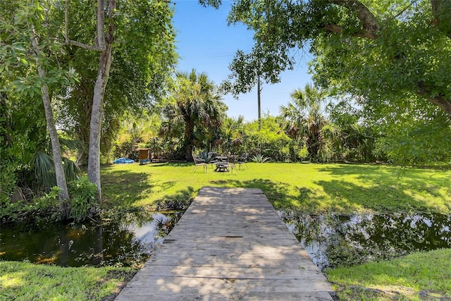 13040 Waterbourne Dr, Gibsonton, FL 33534 - view of community with a yard