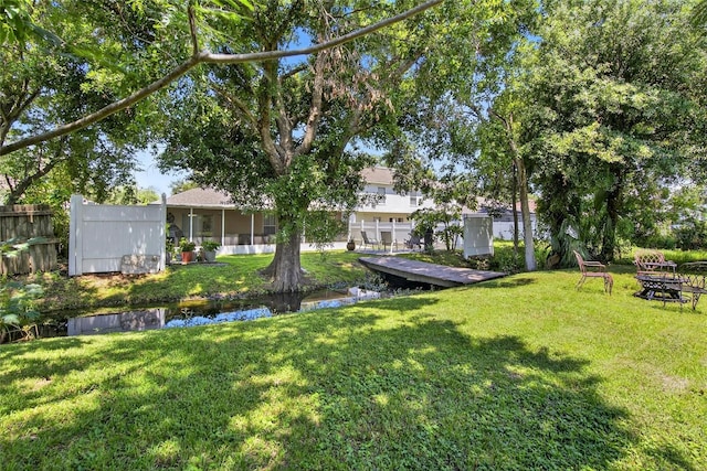 13040 Waterbourne Dr, Gibsonton, FL 33534 - view of yard