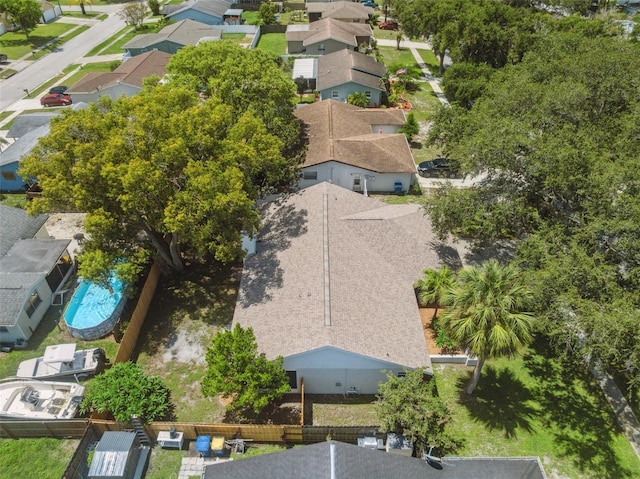 4236 Woodtrail Blvd, New Port Richey, FL 34653 - aerial perspective of suburban area with a pool
