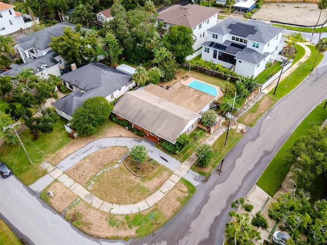 5101 W Neptune Way, Tampa, FL 33609 - aerial view of residential area with a pool