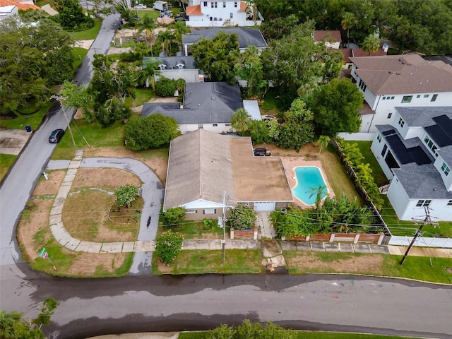 5101 W Neptune Way, Tampa, FL 33609 - aerial view of residential area featuring a pool area