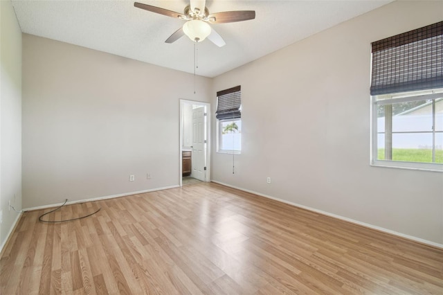 501 Royal Ridge St, Valrico, FL 33594 - empty room with light wood-style floors and ceiling fan