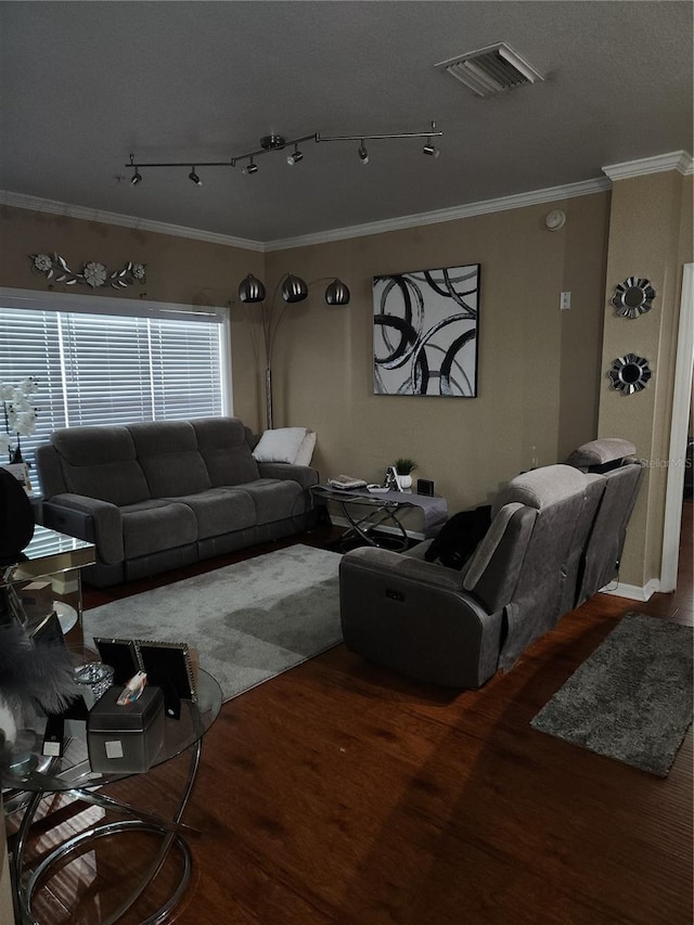 3713 Conroy Rd Unit 1922, Orlando, FL 32839 - living room featuring wood finished floors and ornamental molding