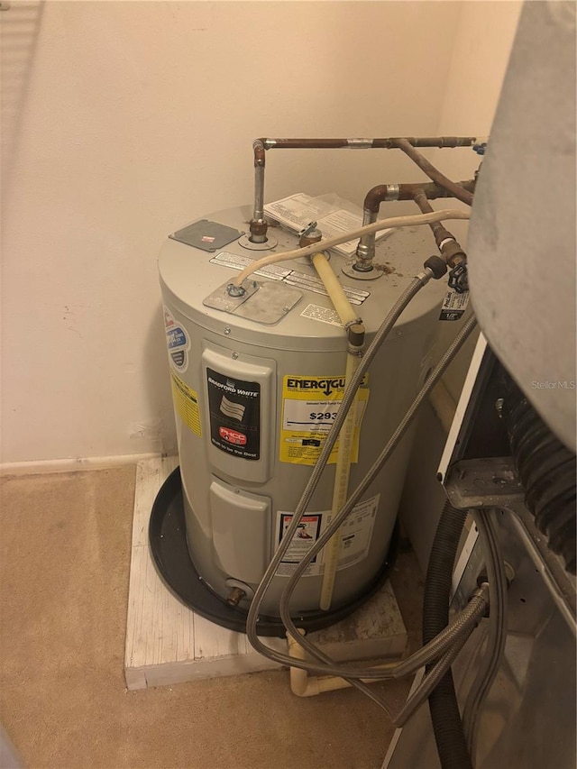 6125 Chesham Dr Unit 1, New Port Richey, FL 34653 - utility room with water heater