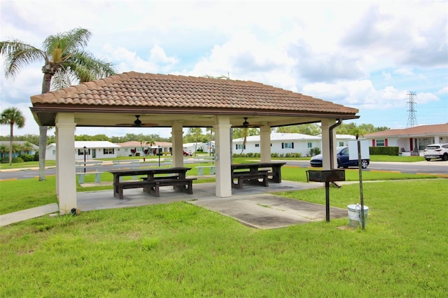 3643 Mainlands Blvd N, Pinellas Park, FL 33782 - view of community featuring a gazebo and a lawn