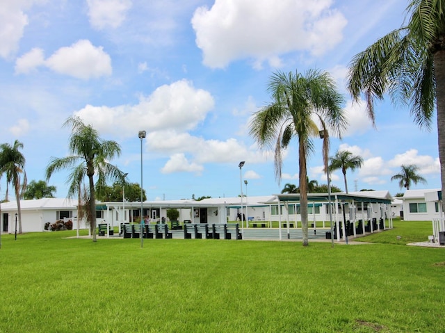 3643 Mainlands Blvd N, Pinellas Park, FL 33782 - view of home's community featuring a lawn
