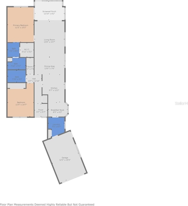 7051 Bright Creek Dr Unit 6, Sarasota, FL 34231 - view of home floor plan