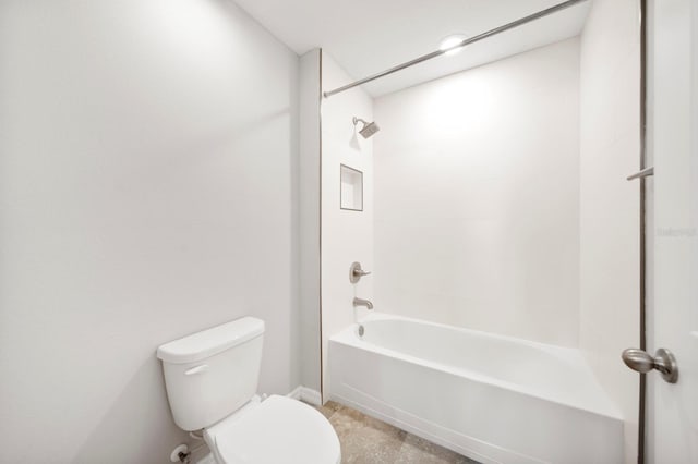 15206 Trinity Fall Way, Bradenton, FL 34212 - bathroom with washtub / shower combination and tile patterned floors